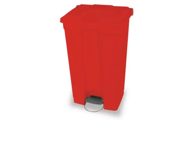 Afvalbak 30 liter HxBxD 435x398x410mm PP rood