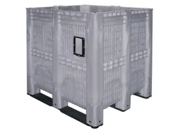 Mega-Stapelcontainer Pe 1250x1300x1150mm 1400 liter Open Grijs