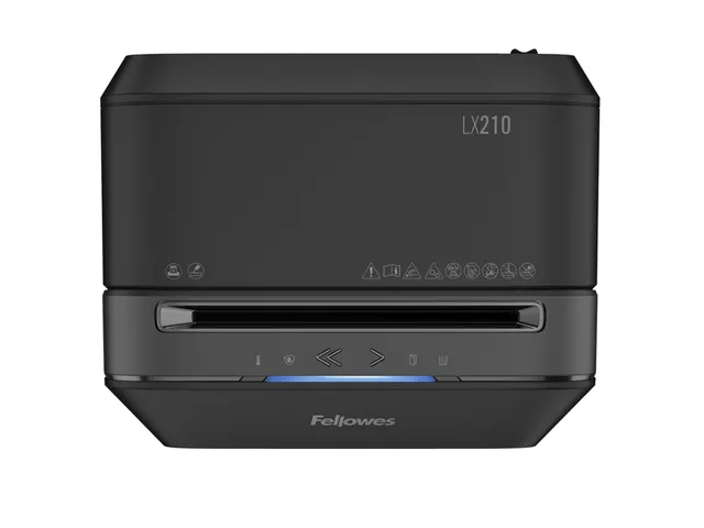 Papiervernietiger Fellowes Powershred LX210 snippers 4x12mm zwart P-4