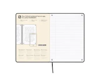 Notitieboek Oxford Signature A5 lijn 80vel zwart - 7