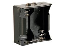 Batterijhouder Voor 2 X D-cell (voor Batterijclips)
