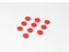 Memomagneten Smit Visual Rond 20mm Rood 10 stuks