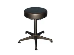 Esd Draaikruk Glijders Zitting 380-520mm Kunstleer Zwart Gasveer