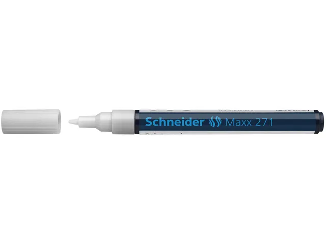 Lakmarker Schneider Maxx 271 1-2mm blister wit