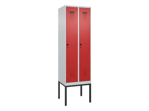 locker voor scheiding van kleding,HxBxD 2120x600x500mm,2vak