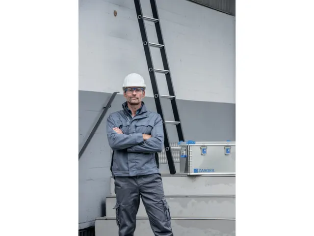 Échelle D'appui Pour Fortes Charges Aluminium Longueur De Lisse 1 8M