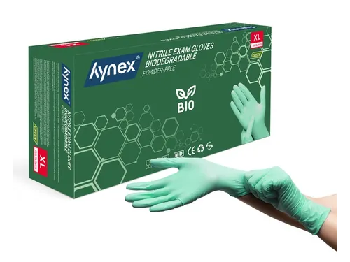 Handschoen Hynex nitril XL groen 3.5gr 100 stuks