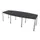 vergadertafel,HxBxD 740x2400x1200mm,vatvormig,CC-zwart