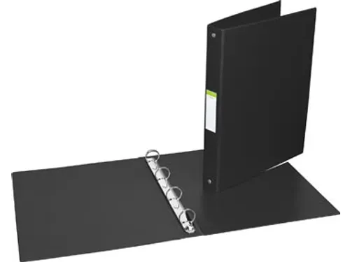 Ringmap A4 4 Ringen van 26mm O-mech Zwart