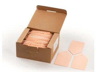 HERMA 6070 Hanglabel 80x150mm Bruin karton met oogje 250 stuks - 1