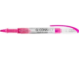 Q-connect Liquid Ink markeerstift Schuine punt Roze