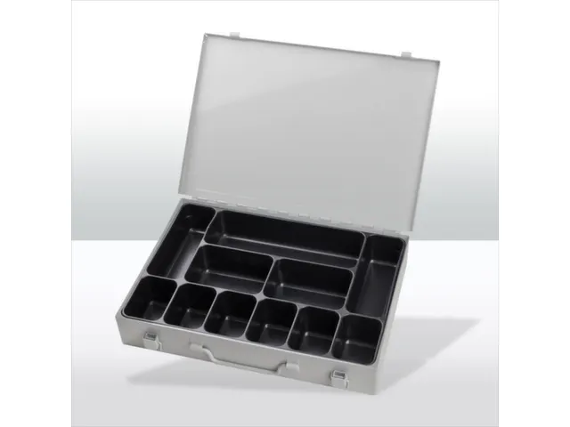 assortimentskoffer,HxBxD 50x335x240mm,11vakken