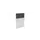 baliepaneel,v. bureau,aanbouw links,B 800mm,Bl-wit,BN8010-antraciet