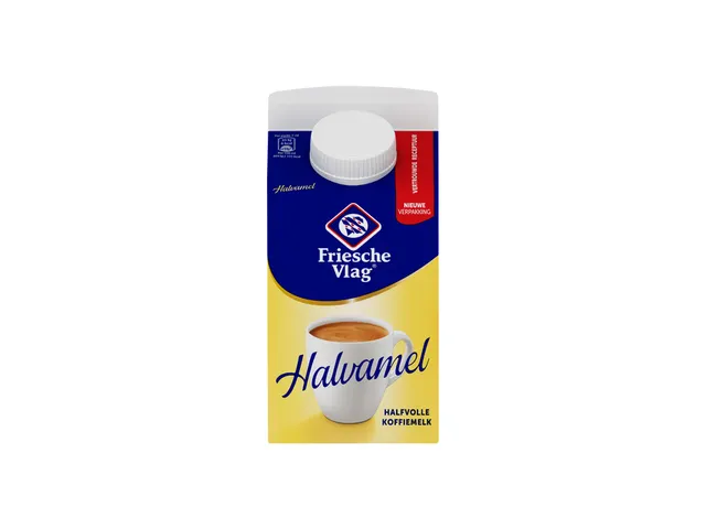 Koffiemelk Friesche Vlag halvamel 455ml
