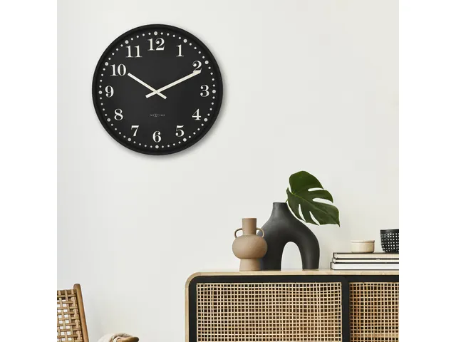 Horloge murale NeXtime Dickens Large 50cm noir