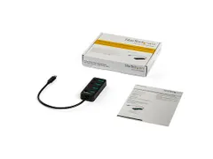 4 Port USB-C Hub USB-C naar 4x USB 3.0