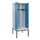 locker met bank,voor scheiding van kleding,HxBxD 2120x800x815mm,2vak
