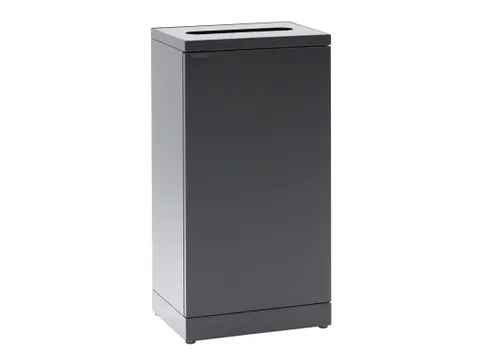 Bica 855 Afvalbak met papieropening 95 Liter Antraciet