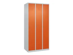 locker voor scheiding van kleding,HxBxD 1850x900x500mm,3vak