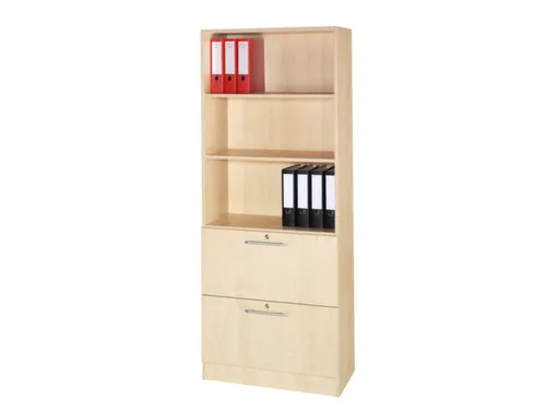 combikast,HxBxD 2004x800x420mm,3ordnerhoogte stelling,2hangmappenframe