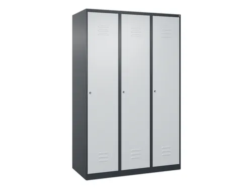 locker voor scheiding van kleding,HxBxD 1850x1200x500mm,3vak
