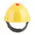 Veiligheidshelm 3M 53-62cm Uvicator en pinverstelling geel