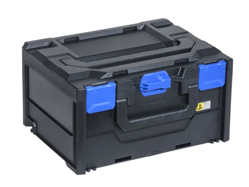 Assortimentskoffer,HxBxD 215x396x296mm,ABS,koffer zwart