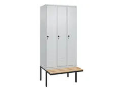 locker voor scheiding van kleding,HxBxD 2120x900x815mm,3vak