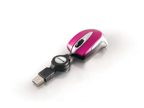 Verbatim Go Mini muis USB Type-A Optisch 1000 DPI Roze