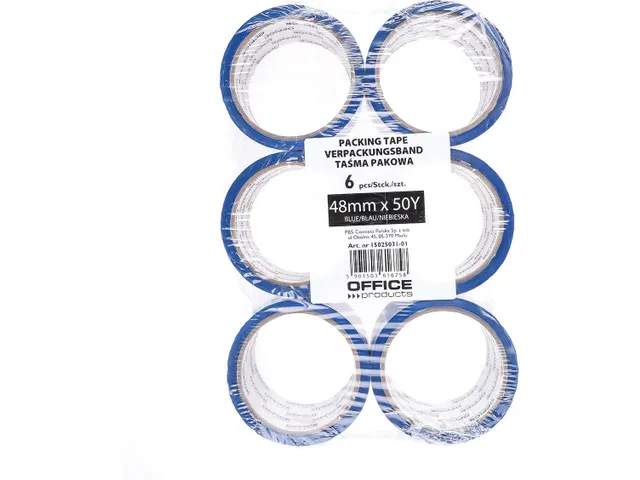 Verpakkingstape blauw 48mmx46m