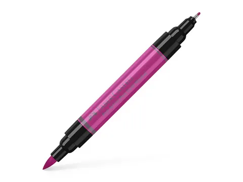 Tekenstift Faber-Castell Pitt Artist Pen duo marker 125 purper middel