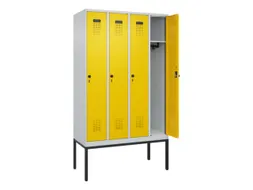 locker,HxBxD 2120x1200x500mm,4vak,vak B 300mm,draaigrendel