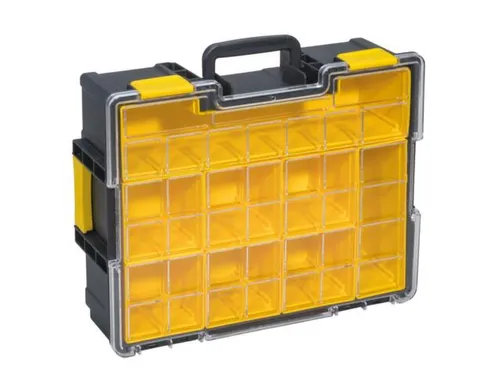 Assortimentskoffer,HxBxD 144x440x355mm,8bakken,PP,koffer zwart