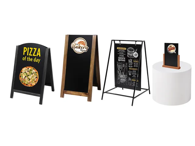 Promotionele Krijt-stoepborden en Tafelbord met bedrukking