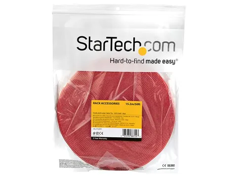 Verstelbare kabelbinders 15.2 Meter Rood