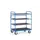 Etagewagens 18202 1200kg 1000x700mm Ral5007 4 Etages Watervast