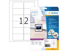 HERMA 5070 Video-etiketten voor VHS front A4 78,7x46,6mm Wit 300 stuks
