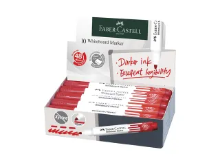 Whiteboardmarker Faber-Castell rood - 4