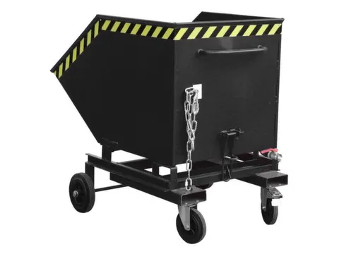 Kiepwagen voor spaanders,HxLxB 1220x1395x1070mm,0,6m³,draagverm. 300k