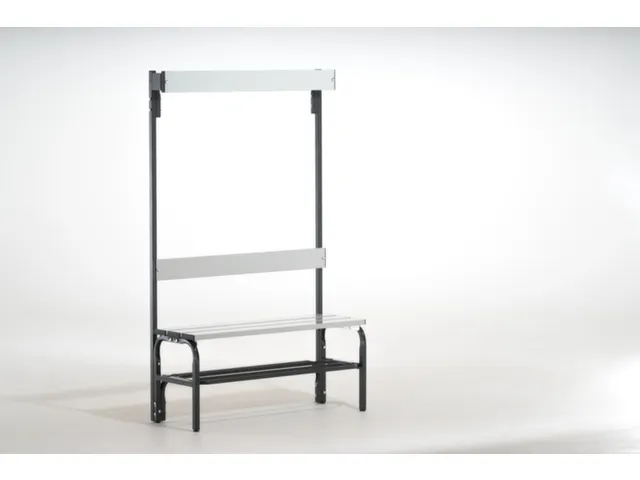 omkleedbank,HxLxD 1670x1015x375mm,alu. lijsten,RAL7016