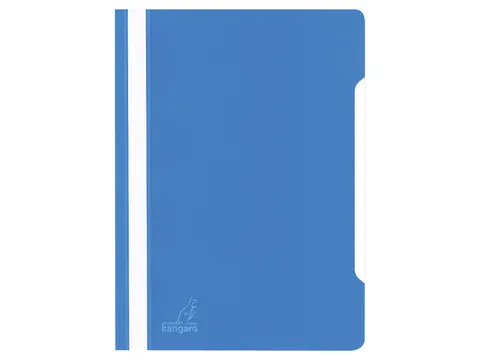 Snelhechtermap Kangaro A4 PP blauw krimp a 25 stuks