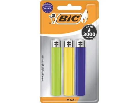 Maxi vuursteen aansteker assorti 3 stuks