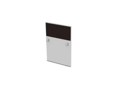 baliepaneel,v. bureau,aanbouw rechts,B 800mm,Bl-wit,BN2036-bruin