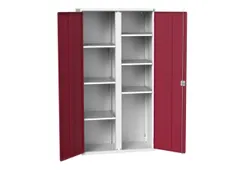 universele kast,HxBxD 2000x1050x550mm,6xStalen bodem,draaigrendelslot