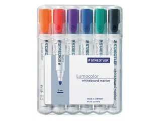 Whiteboardmarker Staedtler Lumocolor 351 standaard assorti 6 stuks - 3
