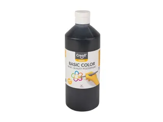 Plakkaatverf Creall basic zwart 500ml - 5