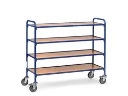 bijzetwagen,draagverm. 250kg,4etage(s),laadvl. LxB 1250x470mm
