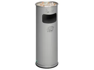 Combi-asbak Hxø 660X230Mm Rond Zilver - 1