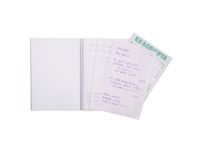 Orderbook geruit 5x5 21x14,8cm 50 bladen tripli zelfkopiërend