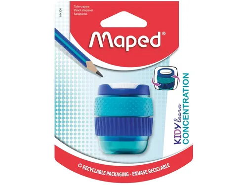 Puntenslijper Maped Kidy Learn Concentration 1-gaats Blauw